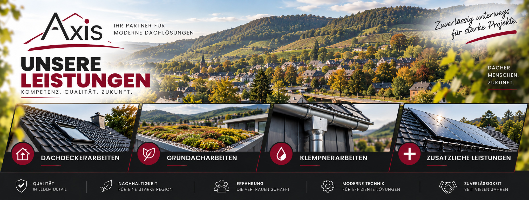 Axis Bedachungen Leistungen